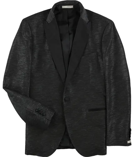 0909 Mens Two Tone One Button Blazer Jacket