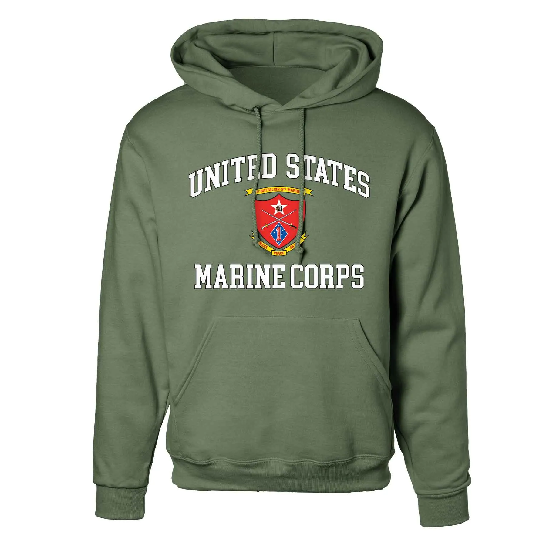 1st Battalion 5th Marines USMC Hoodie