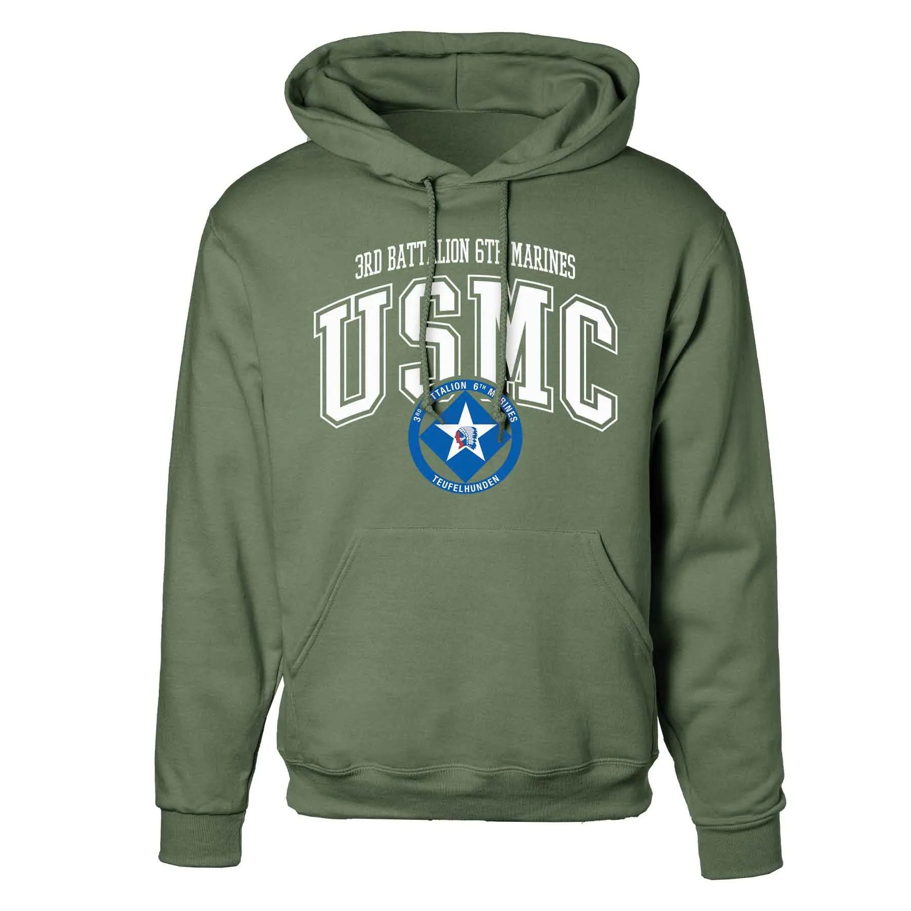 3rd Battalion 6th Marines Arched Hoodie