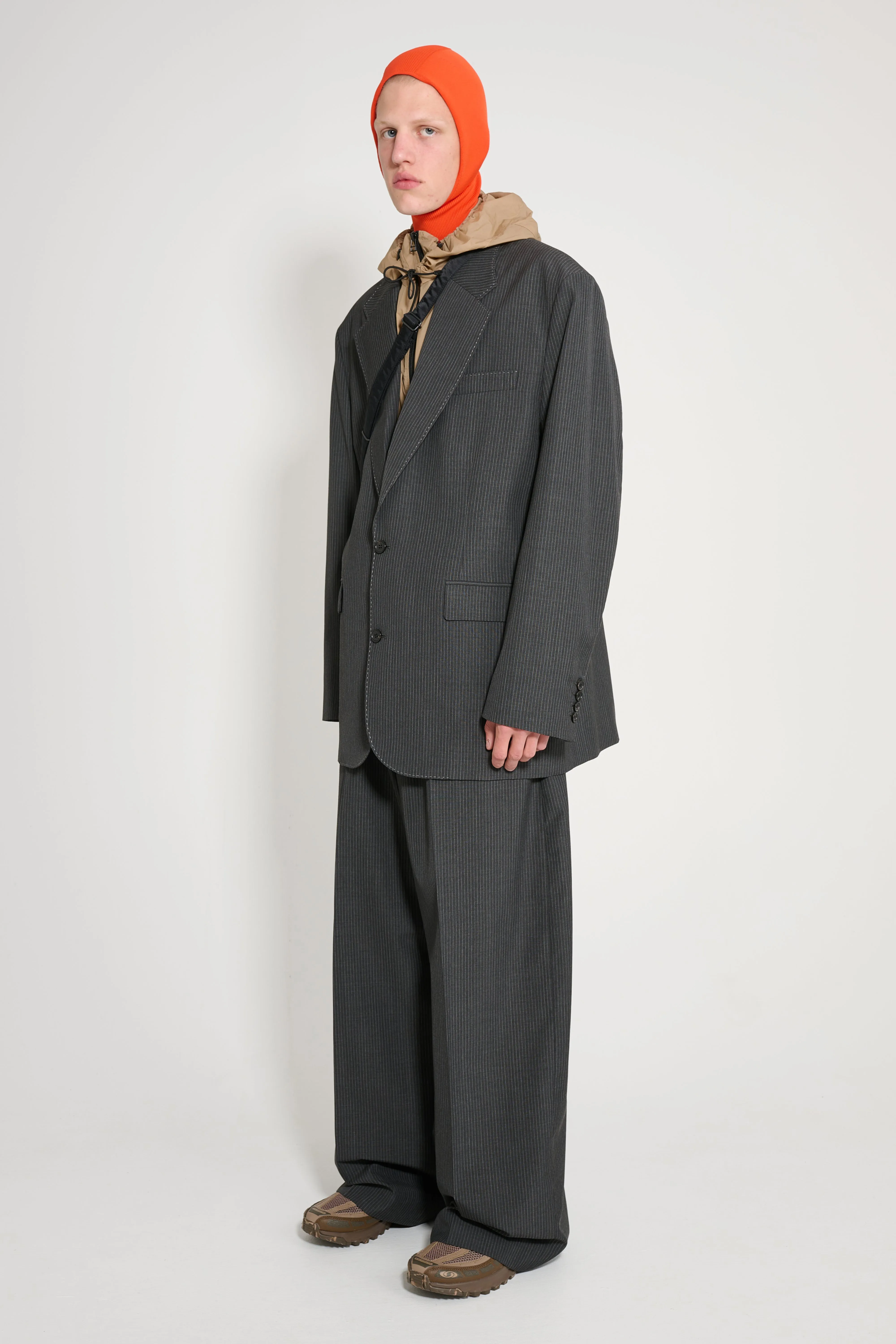 Acne Studios Relaxed Fit Suit Jacket Anthracite Grey