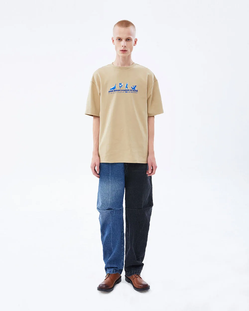 ADERERROR  |Unisex Street Style Logo Skater Style T-Shirts