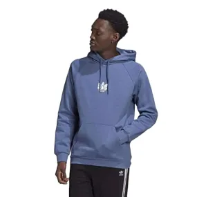 adidas Men’s Loungewear Adicolor 3D Trefoil Graphic Hoodie