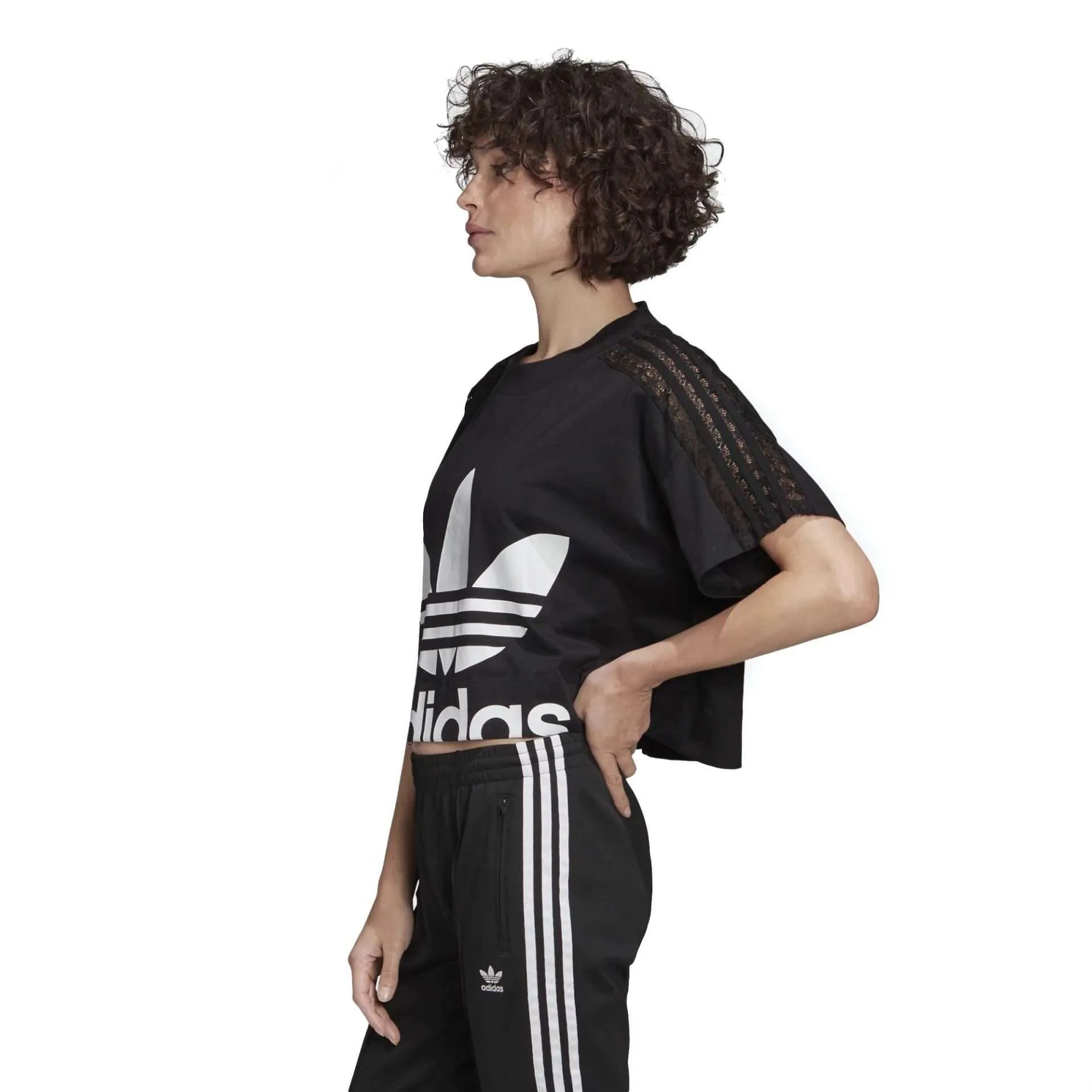 adidas Originals Women’s Cropped Lace Tee