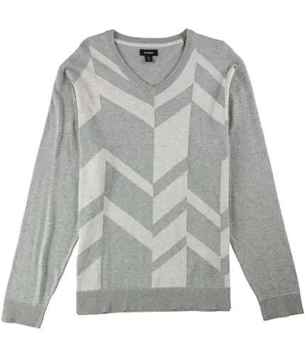 Alfani Mens Broken Chevron Pullover Sweater