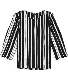 Alfani Womens Striped Blazer Jacket