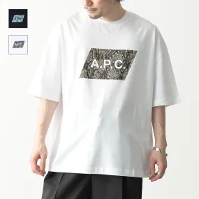 A.P.C.  |Crew Neck Plain Cotton Short Sleeves Python Logo Designers