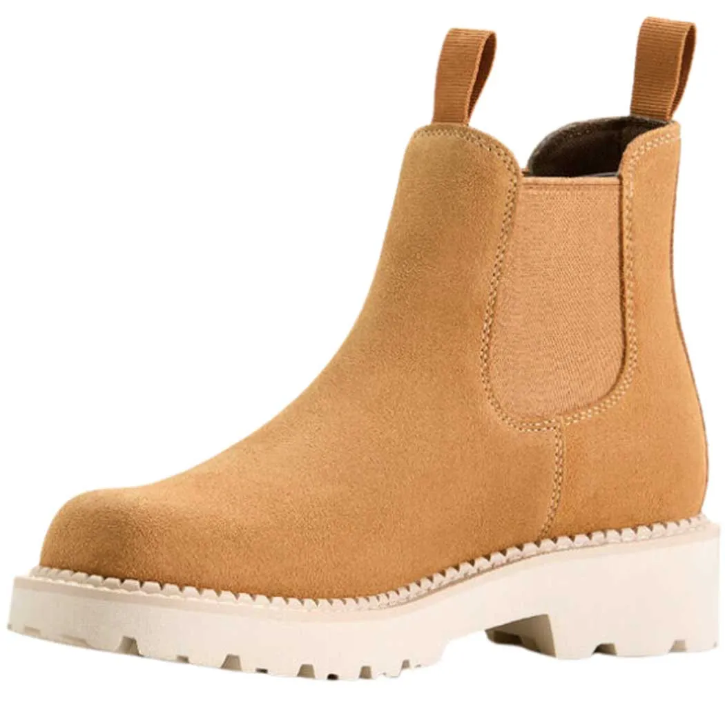 Ariat Fatbaby Twin Gore Chelsea Boot Wheat Suede (Women's)