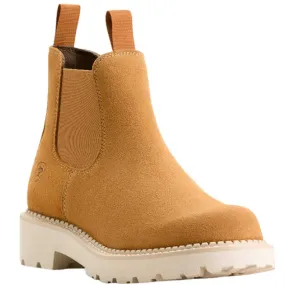 Ariat Fatbaby Twin Gore Chelsea Boot Wheat Suede (Women's)