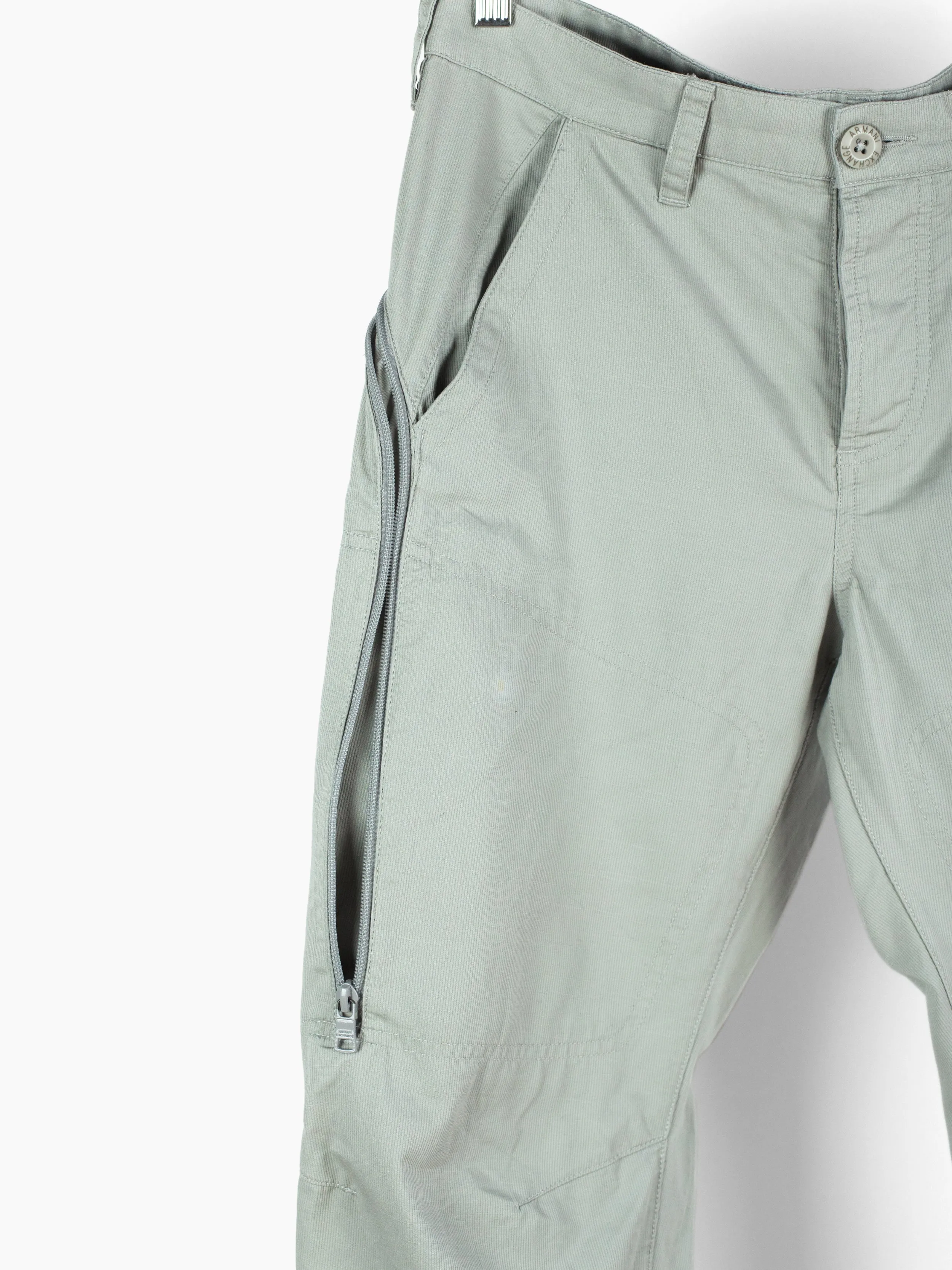 Armani Exchange 00s Zippered Utility Riding Pants