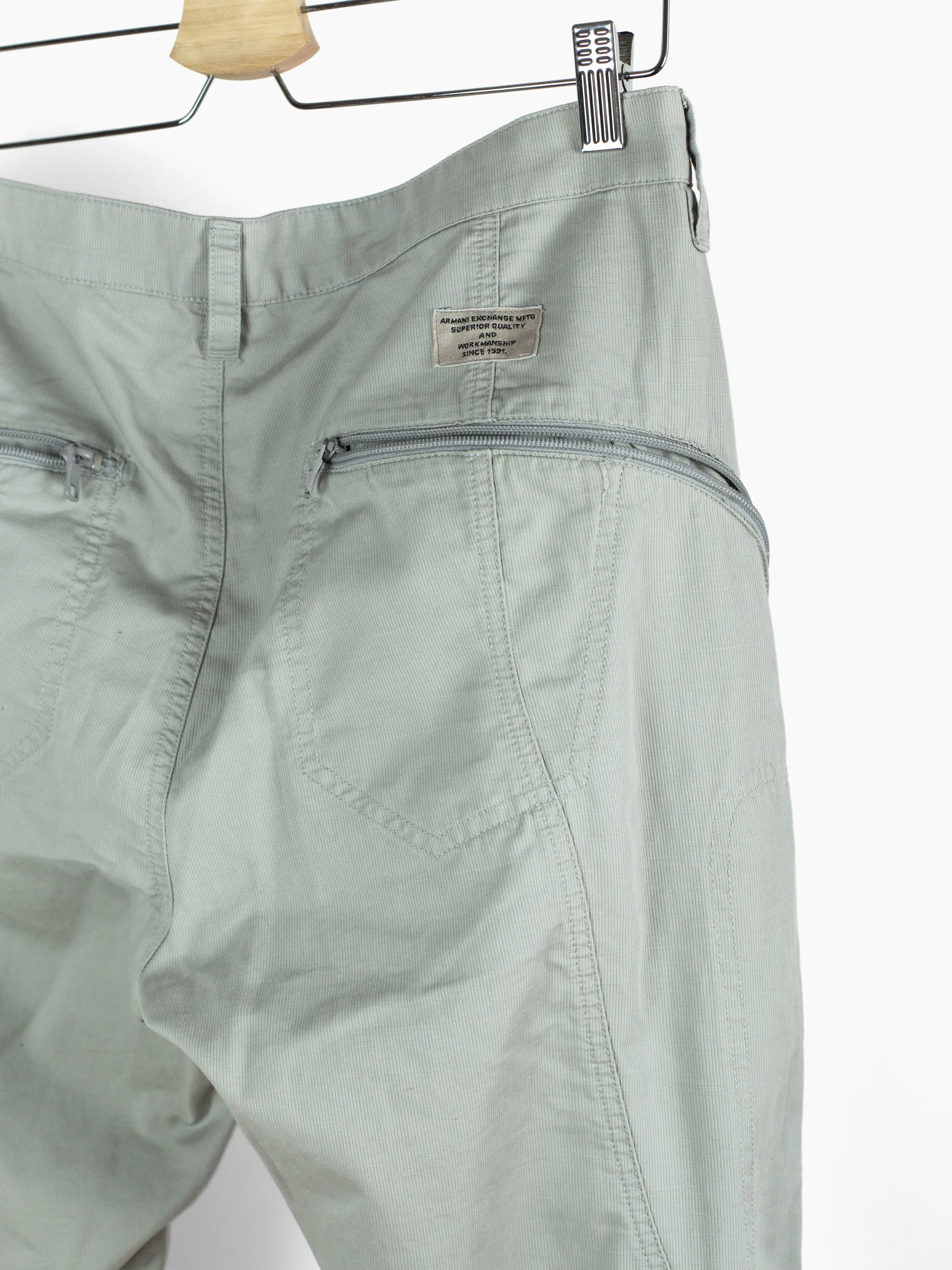 Armani Exchange 00s Zippered Utility Riding Pants