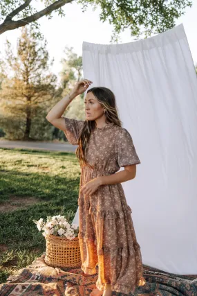 Aubree Dress in Dusty Blush