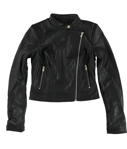 Bar Iii Womens Croppped Motorcycle Jacket