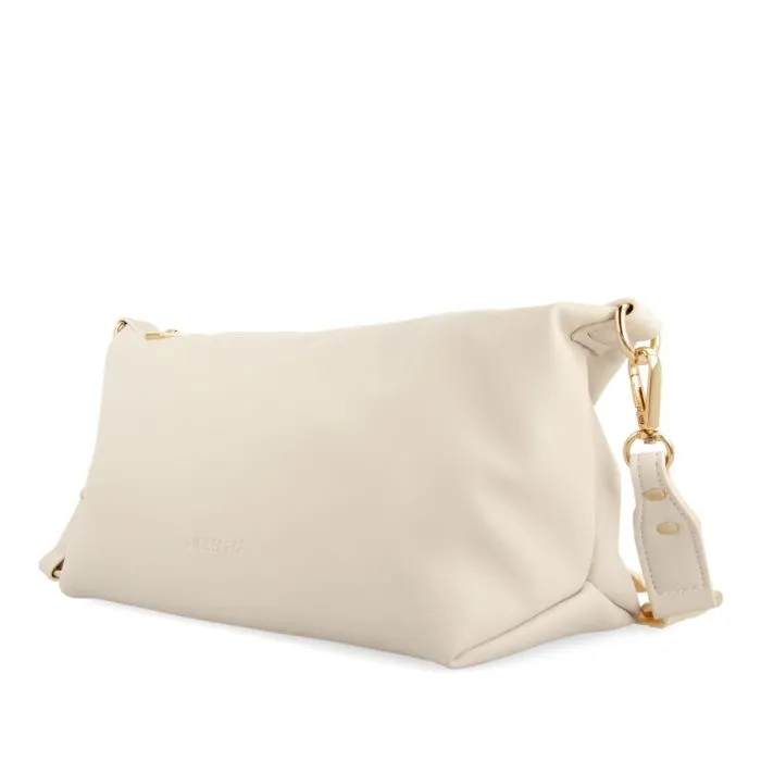 BEIGE BAG WITH CARANTEC SHOULDER STRAP