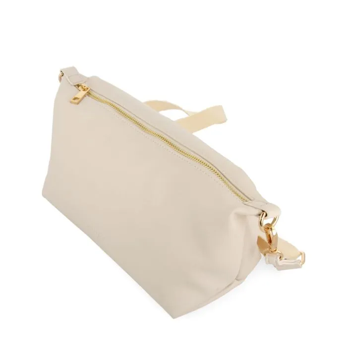 BEIGE BAG WITH CARANTEC SHOULDER STRAP