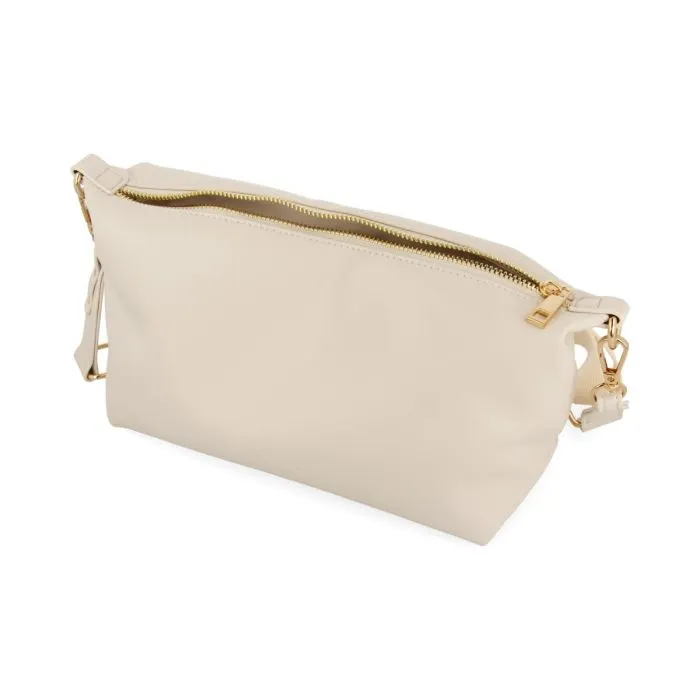 BEIGE BAG WITH CARANTEC SHOULDER STRAP