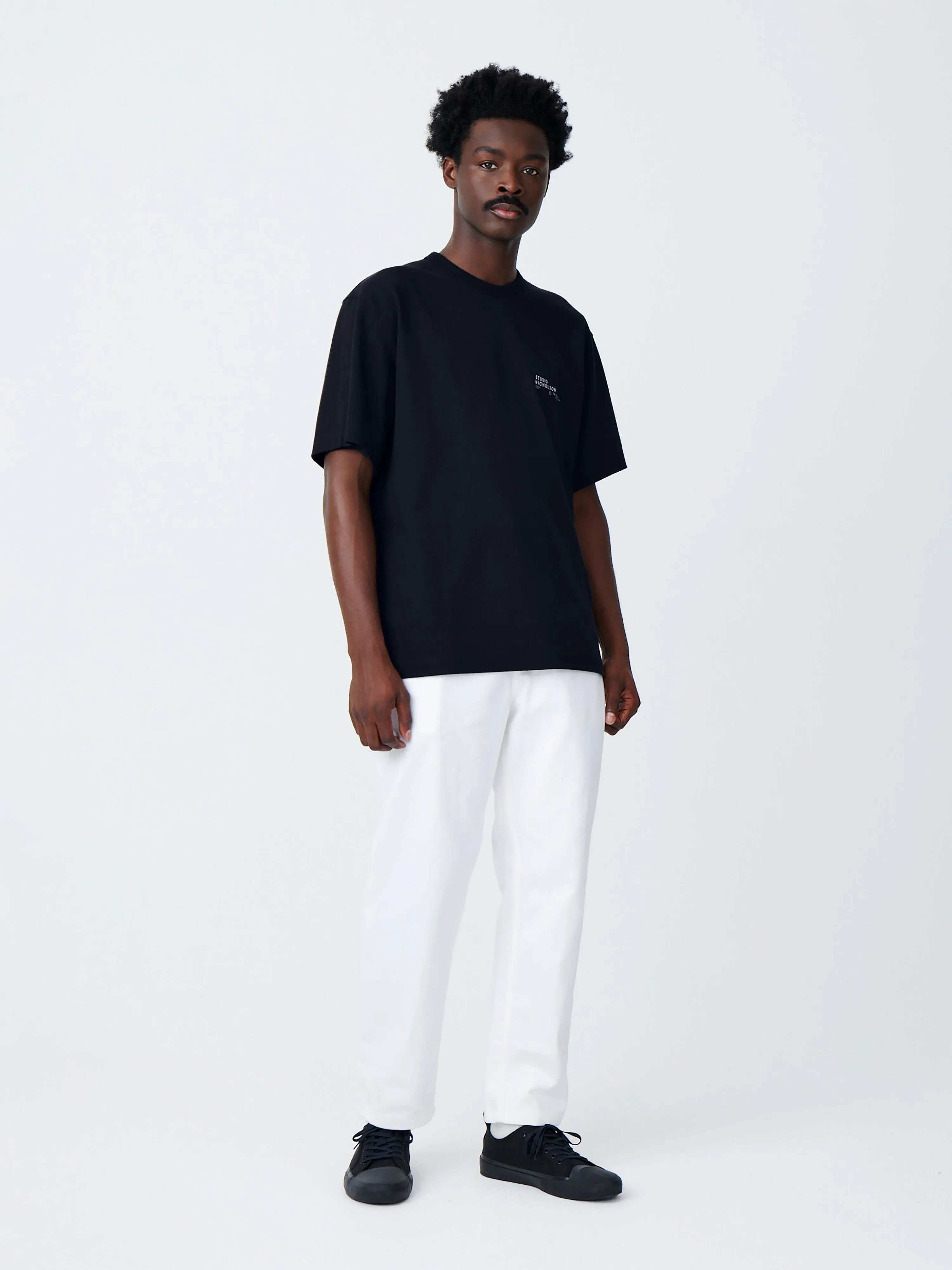 Bill Denim Pant in Optic White