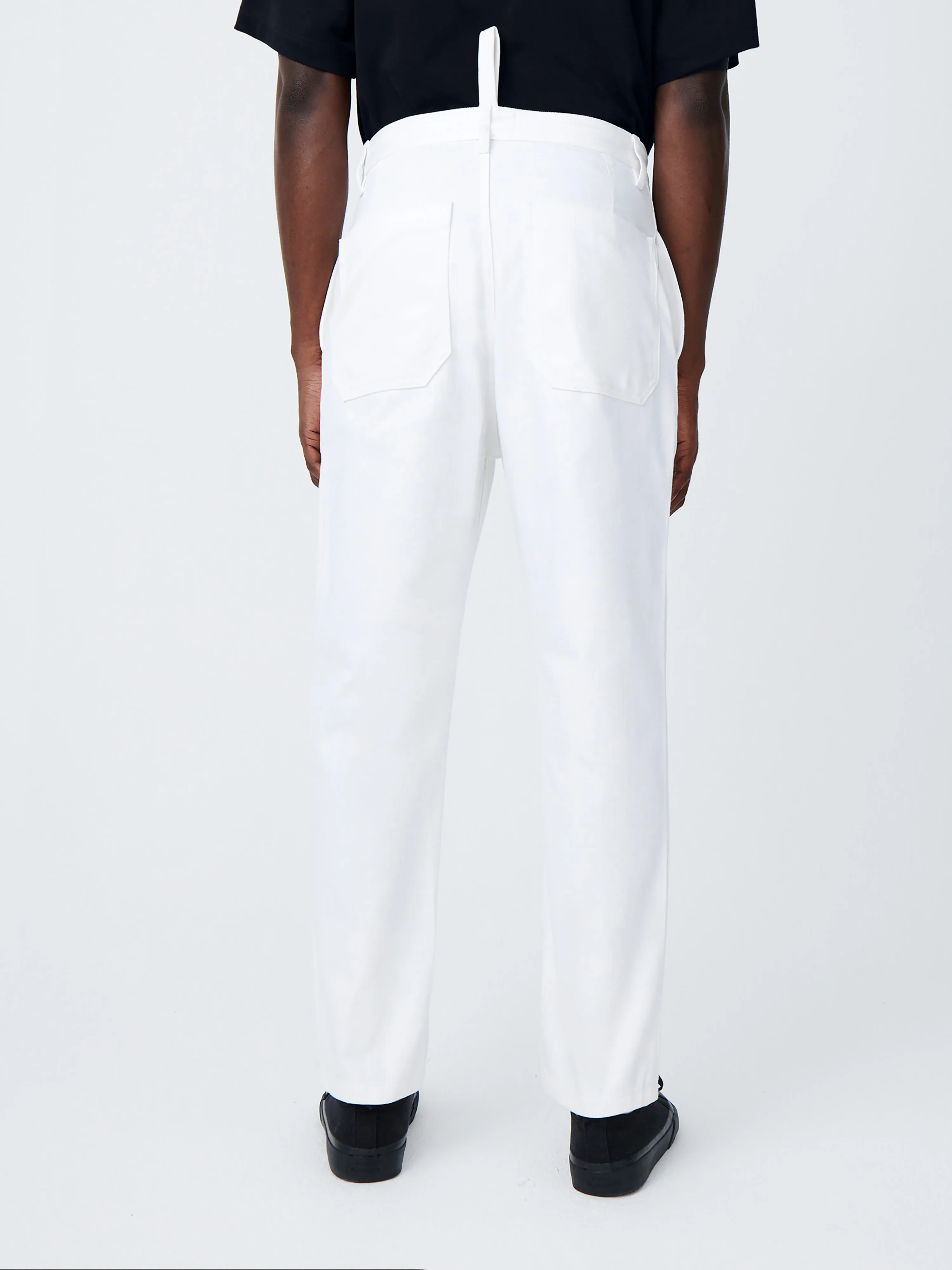 Bill Denim Pant in Optic White