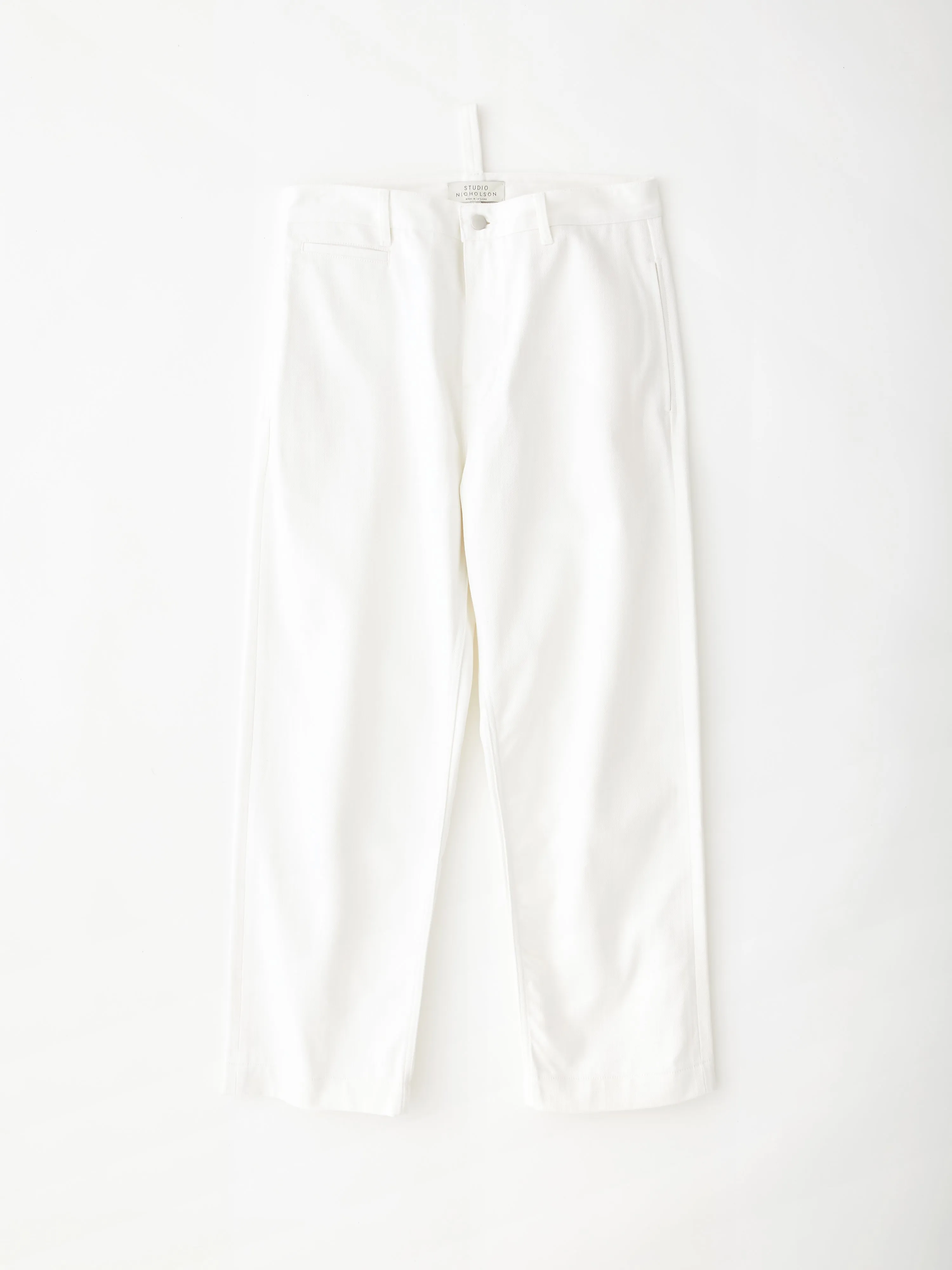 Bill Denim Pant in Optic White