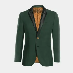  Blazer Esmoquin verde slim fit