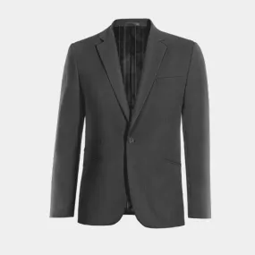  Blazer gris esencial de 1 botón