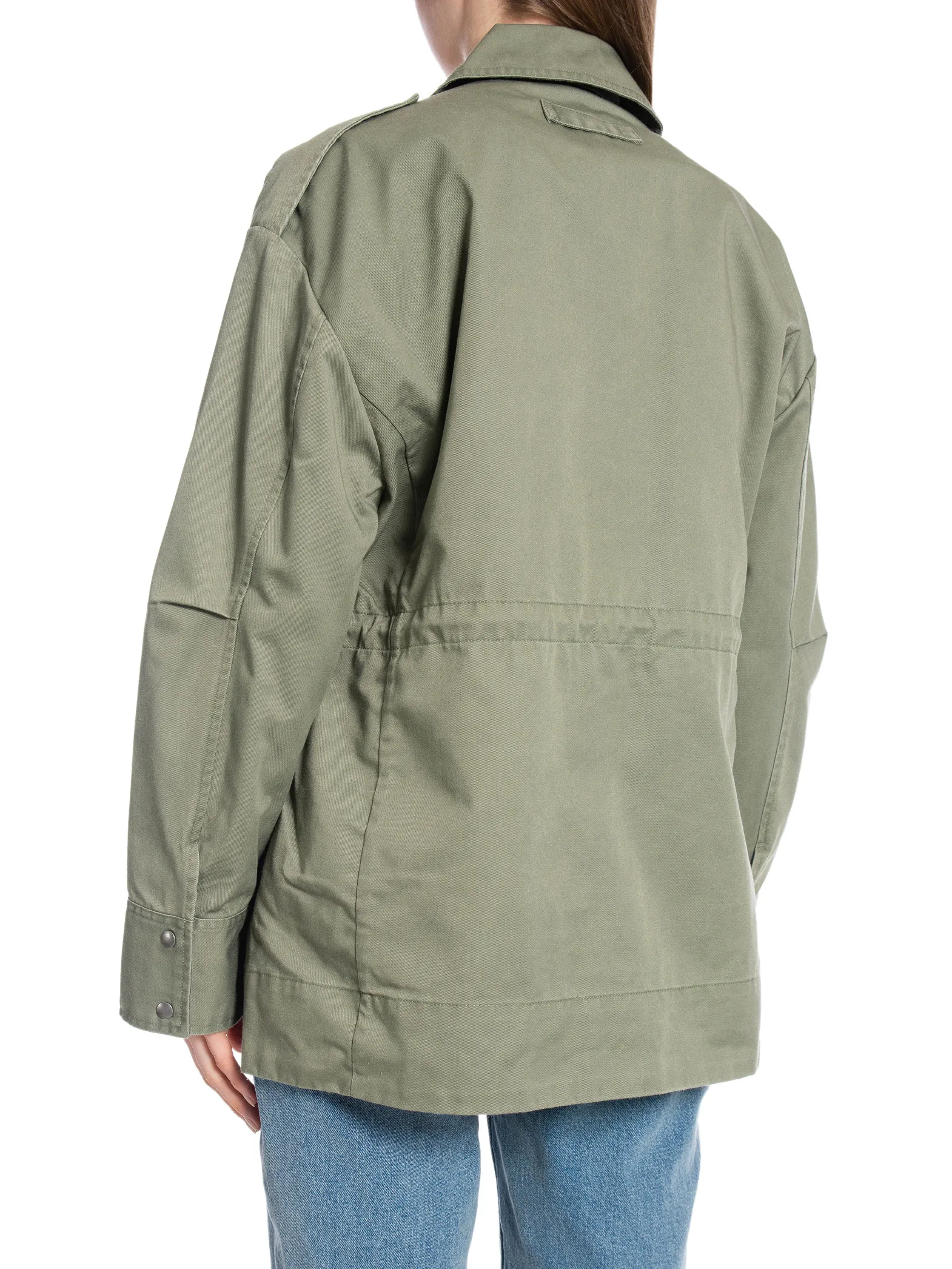 BRIXTOL TEXTILES JACKET JANE LIGHT OLIVE