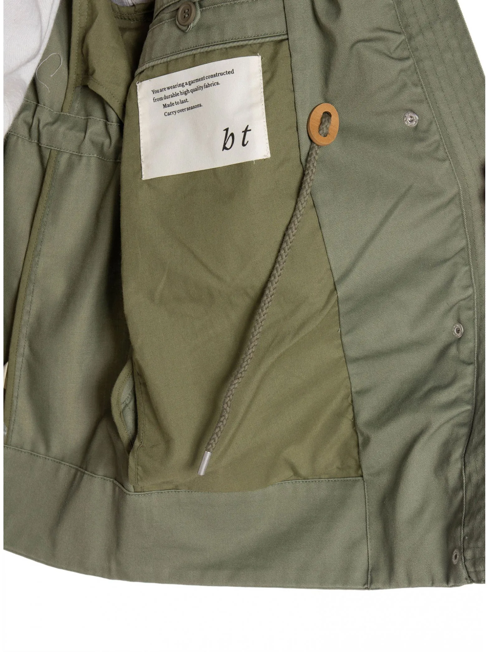 BRIXTOL TEXTILES JACKET JANE LIGHT OLIVE