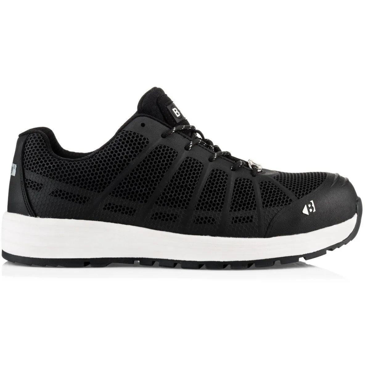 Buckbootz Kez BK Largo Bay Black Safety Lace Trainer S1 P HRO SRC