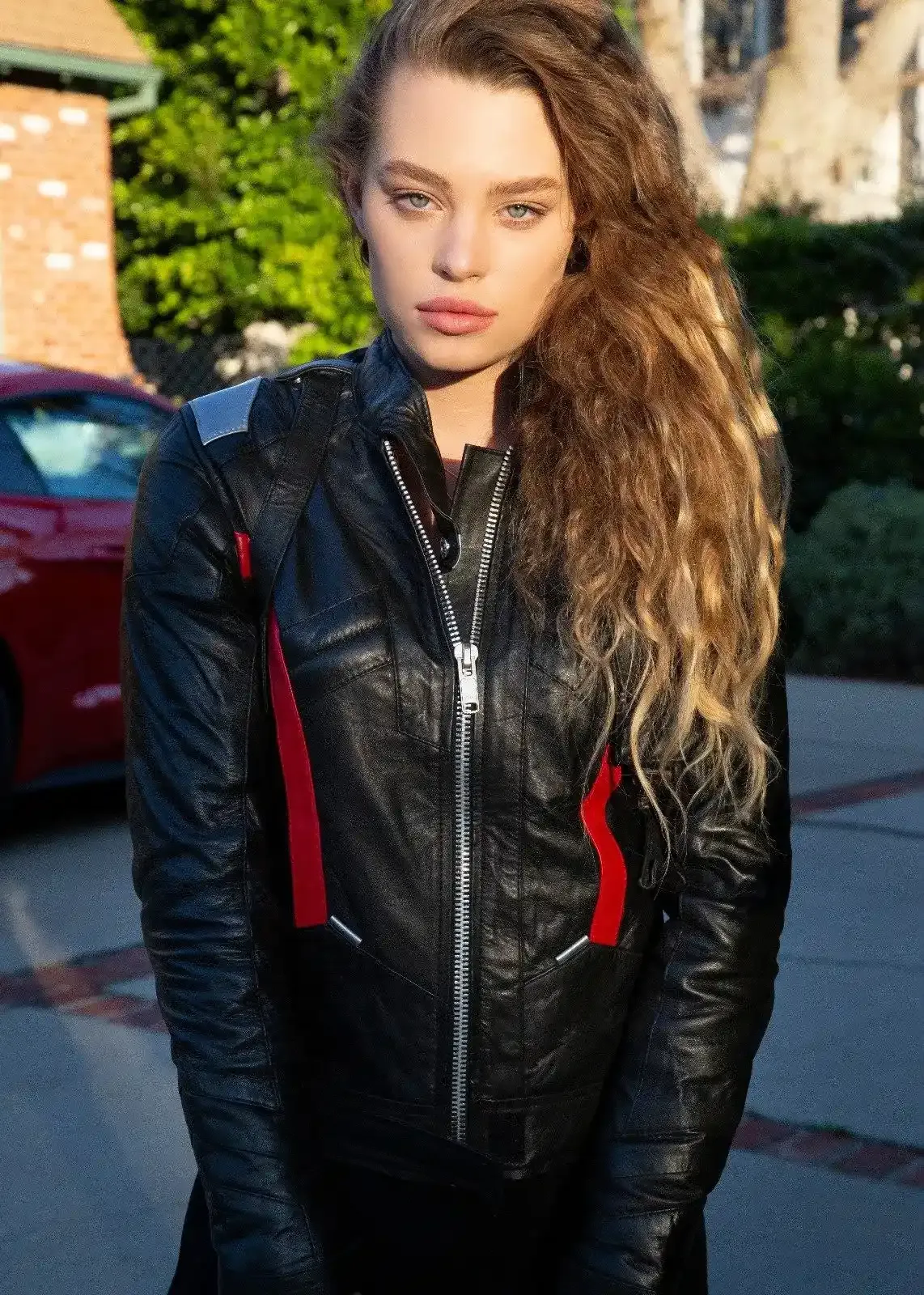 Buy Womens Soldier 76 Leather Jacket Jet Black | LucaJackets