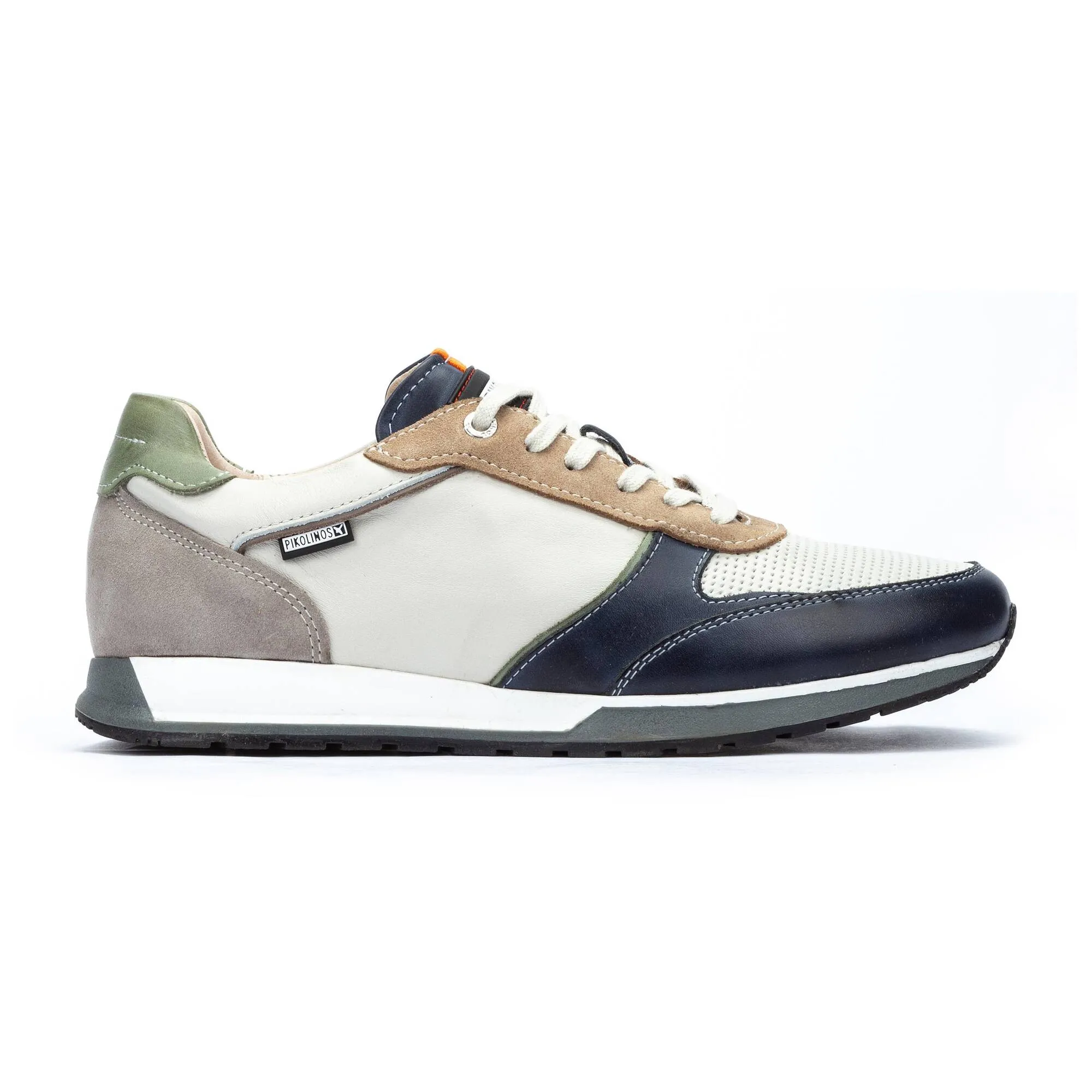 CAMBIL Men's multi-colored leather sneaker