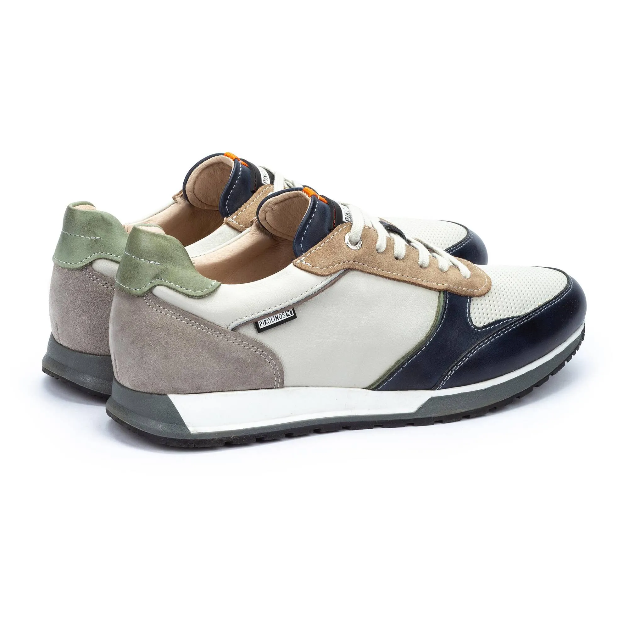 CAMBIL Men's multi-colored leather sneaker