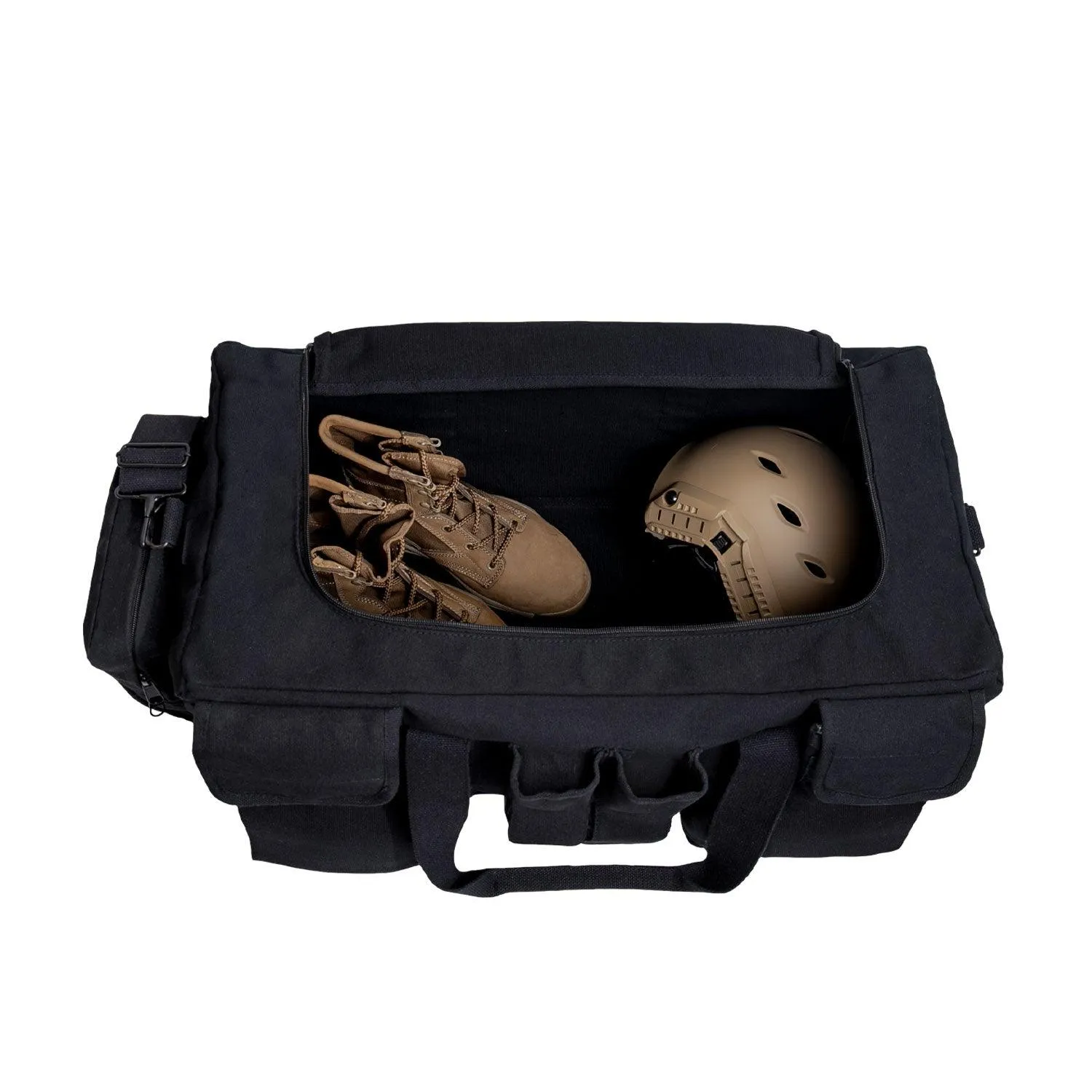 Canvas Pocketed Military Gear Bag