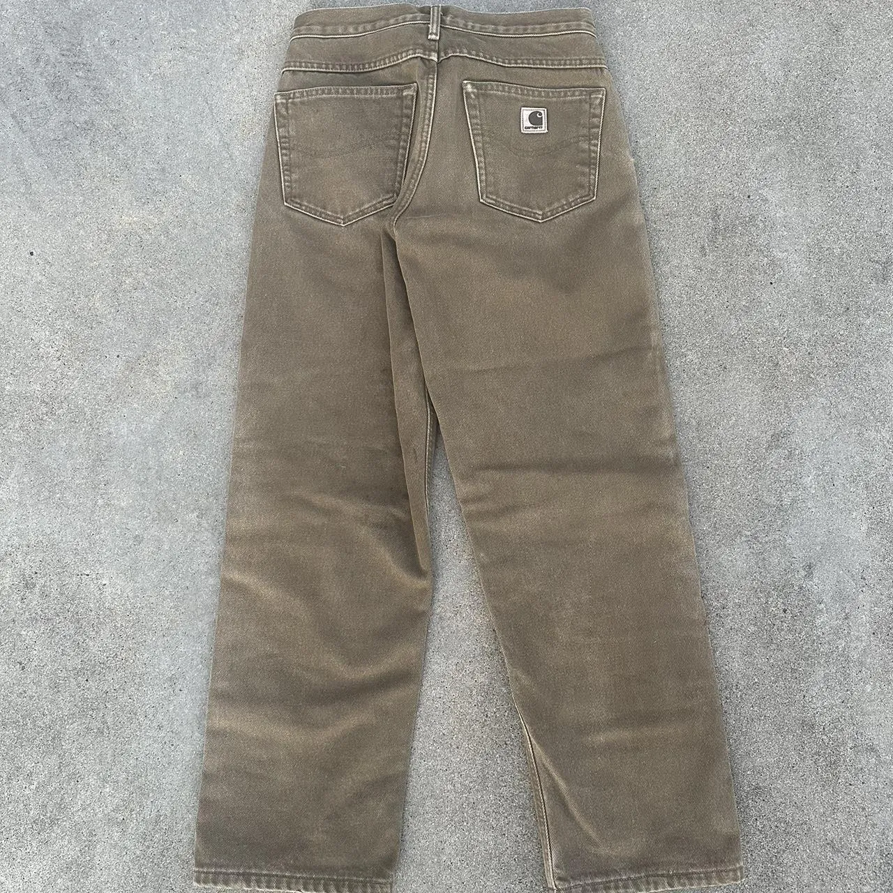 Carhartt Men's Brown and Khaki Trousers