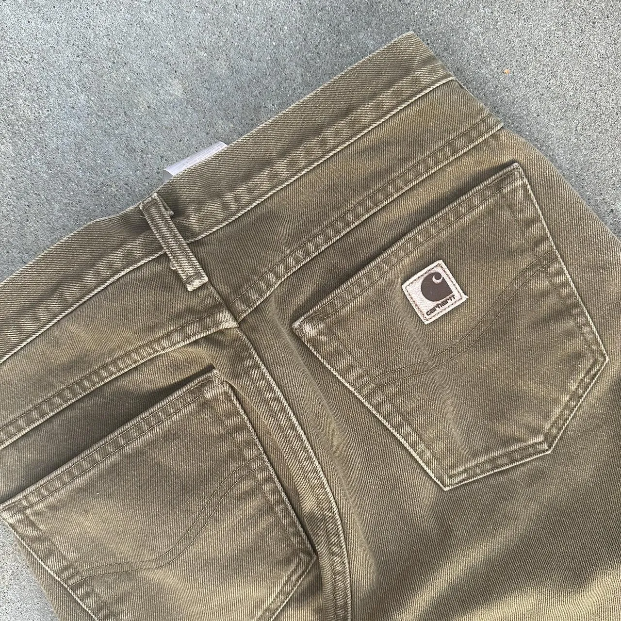 Carhartt Men's Brown and Khaki Trousers