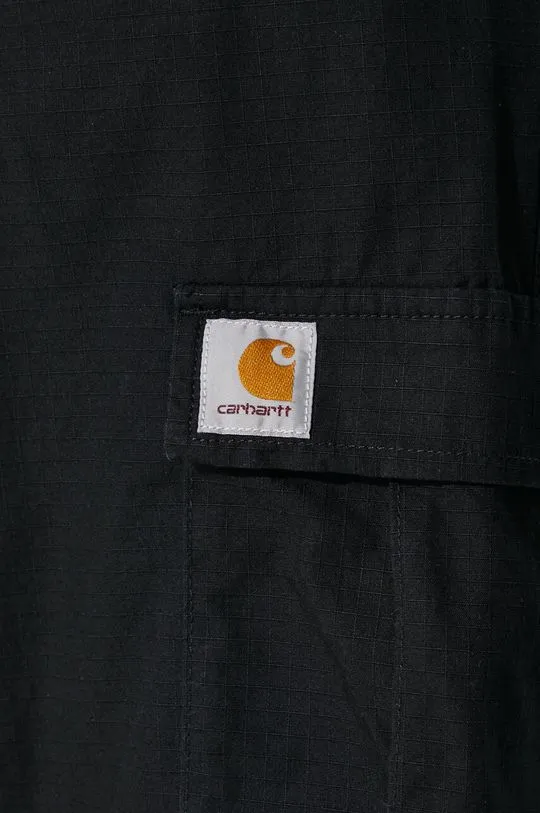 Carhartt WIP cotton trousers black color