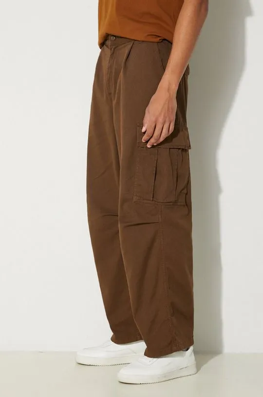 Carhartt WIP cotton trousers Cole Cargo Pant brown color I031218.2YGD