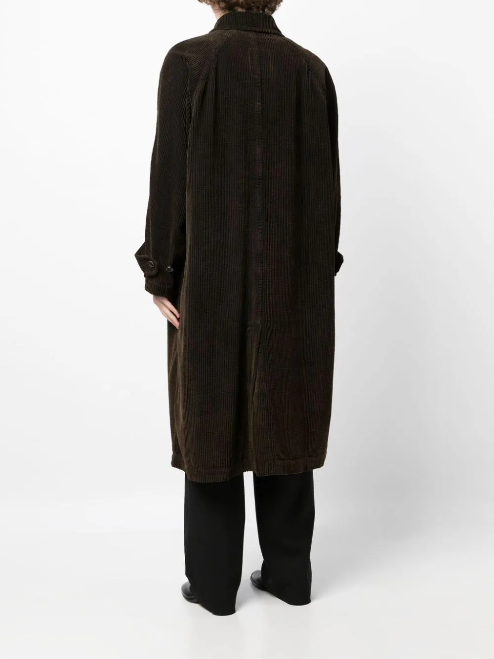 CARLO SINGLE-BREASTED COTTON COAT