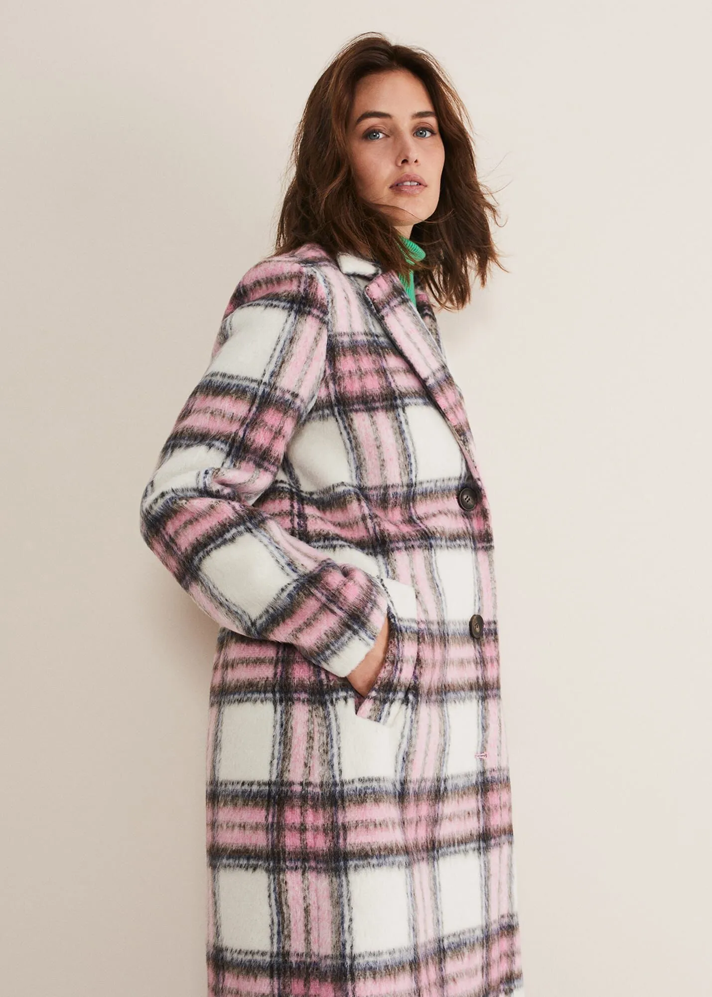 Catriona Checked Coat