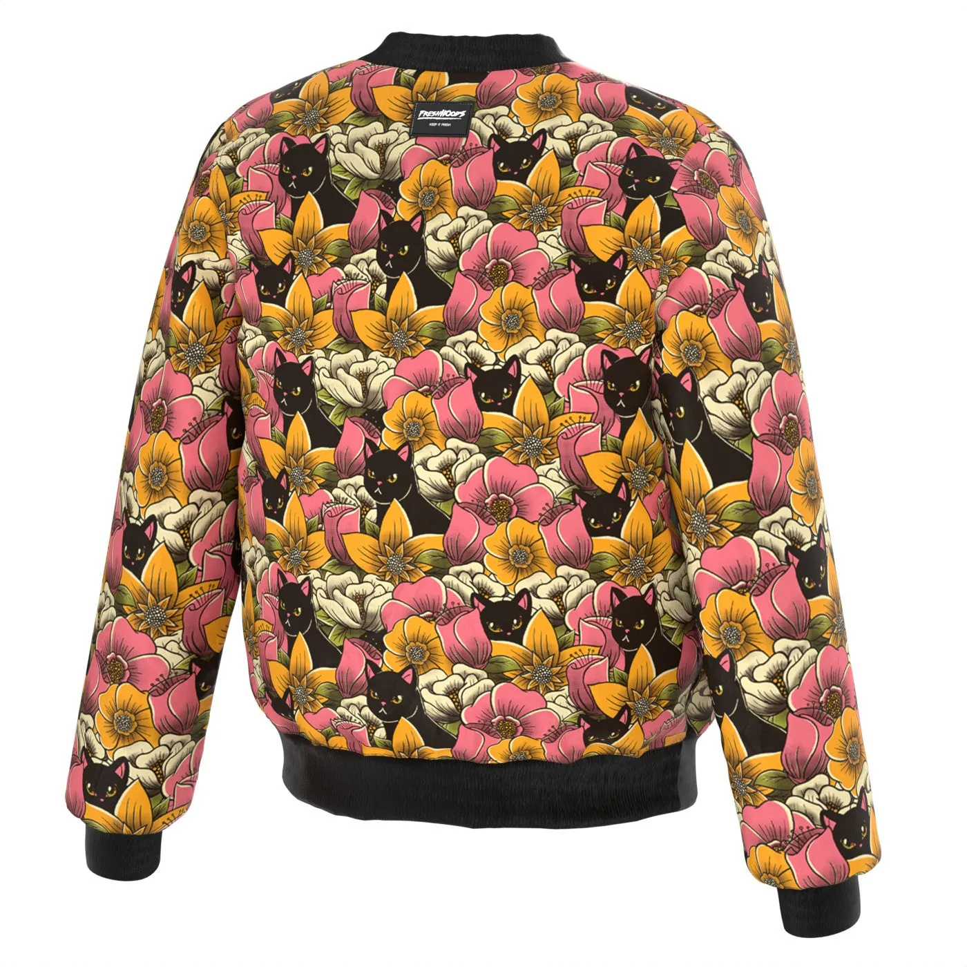 Cat's In A Field Bomber Jacket