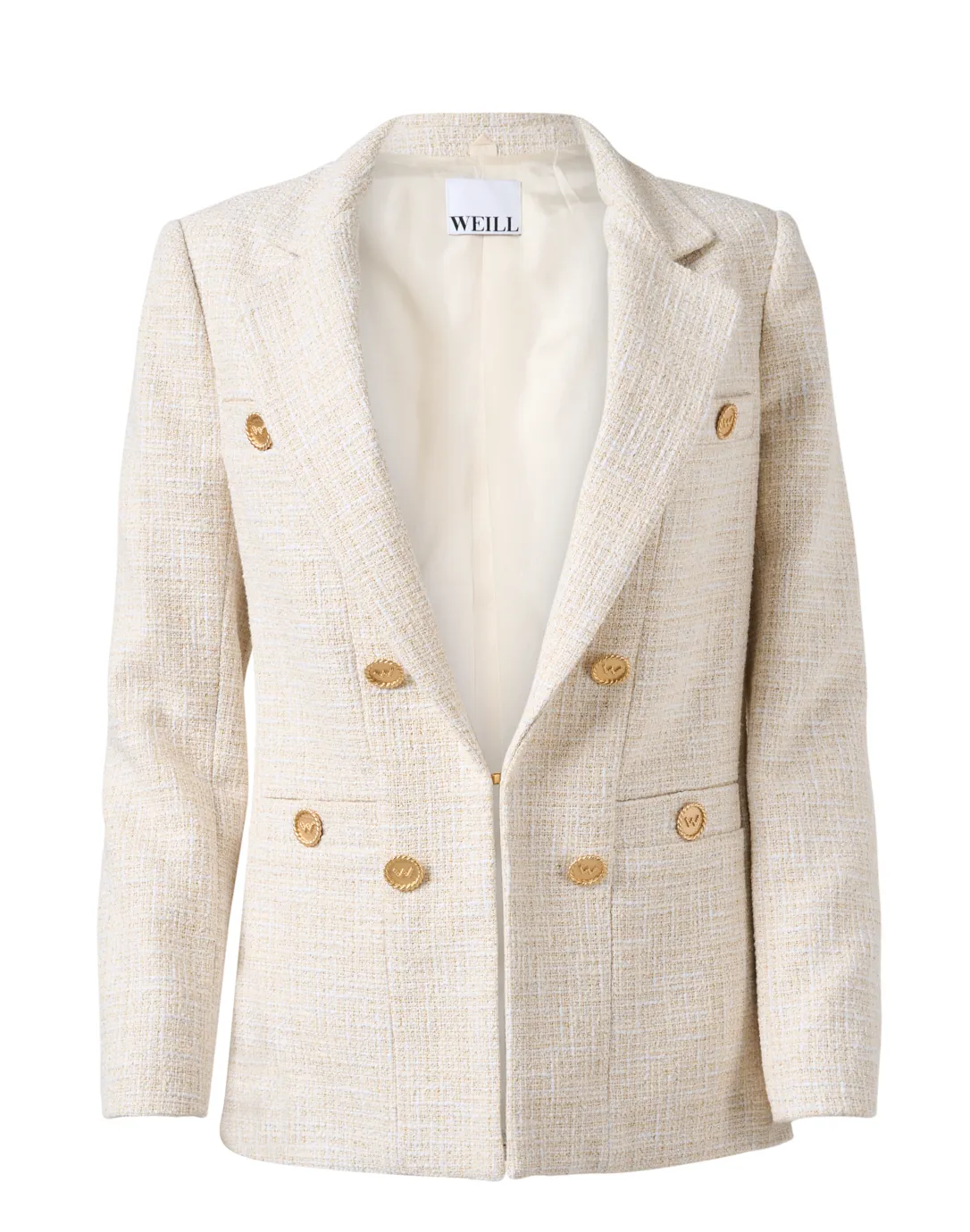 Chad Ecru Tweed Blazer