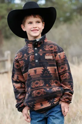 Cinch Youth Southwest Print Fleece Pullover