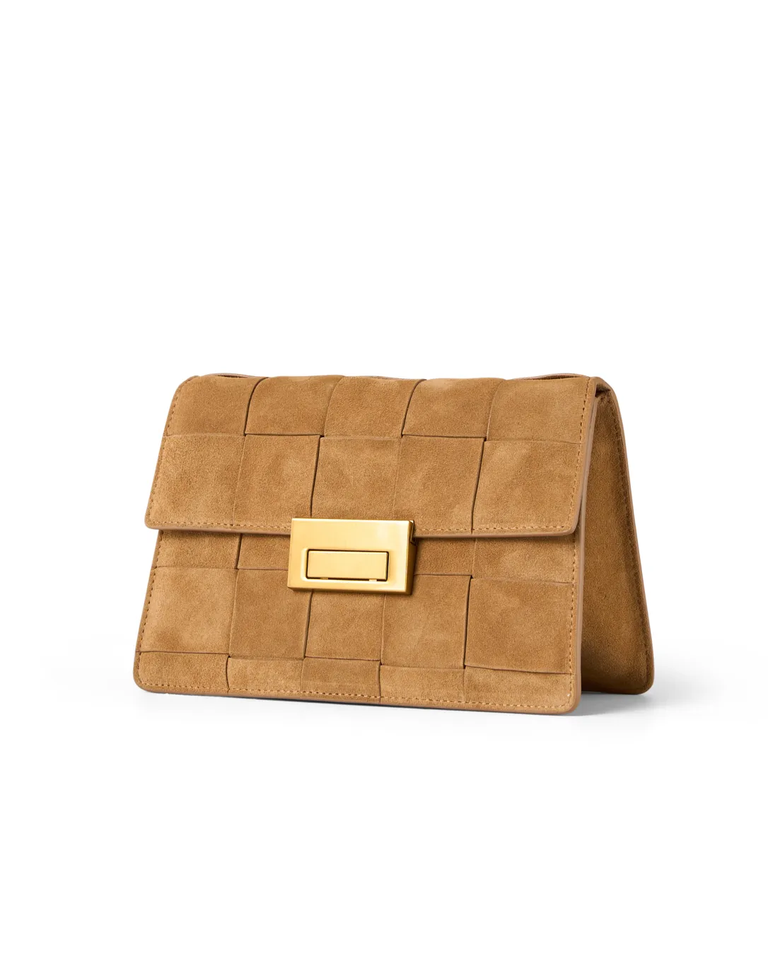 Delphine Tan Suede Bag