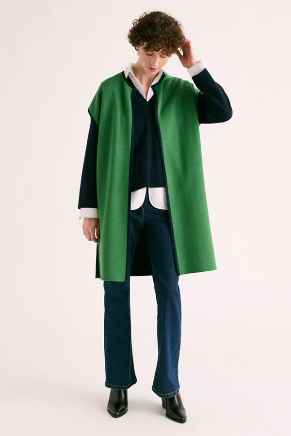 Devernois NERINE REVERSIBLE MERINO WOOL COAT