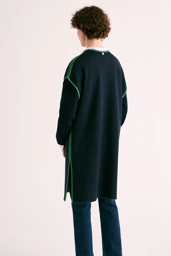 Devernois NERINE REVERSIBLE MERINO WOOL COAT