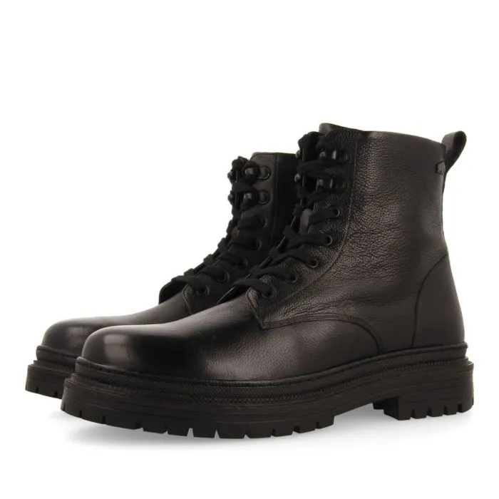 Dolton men's black split lace-up boots