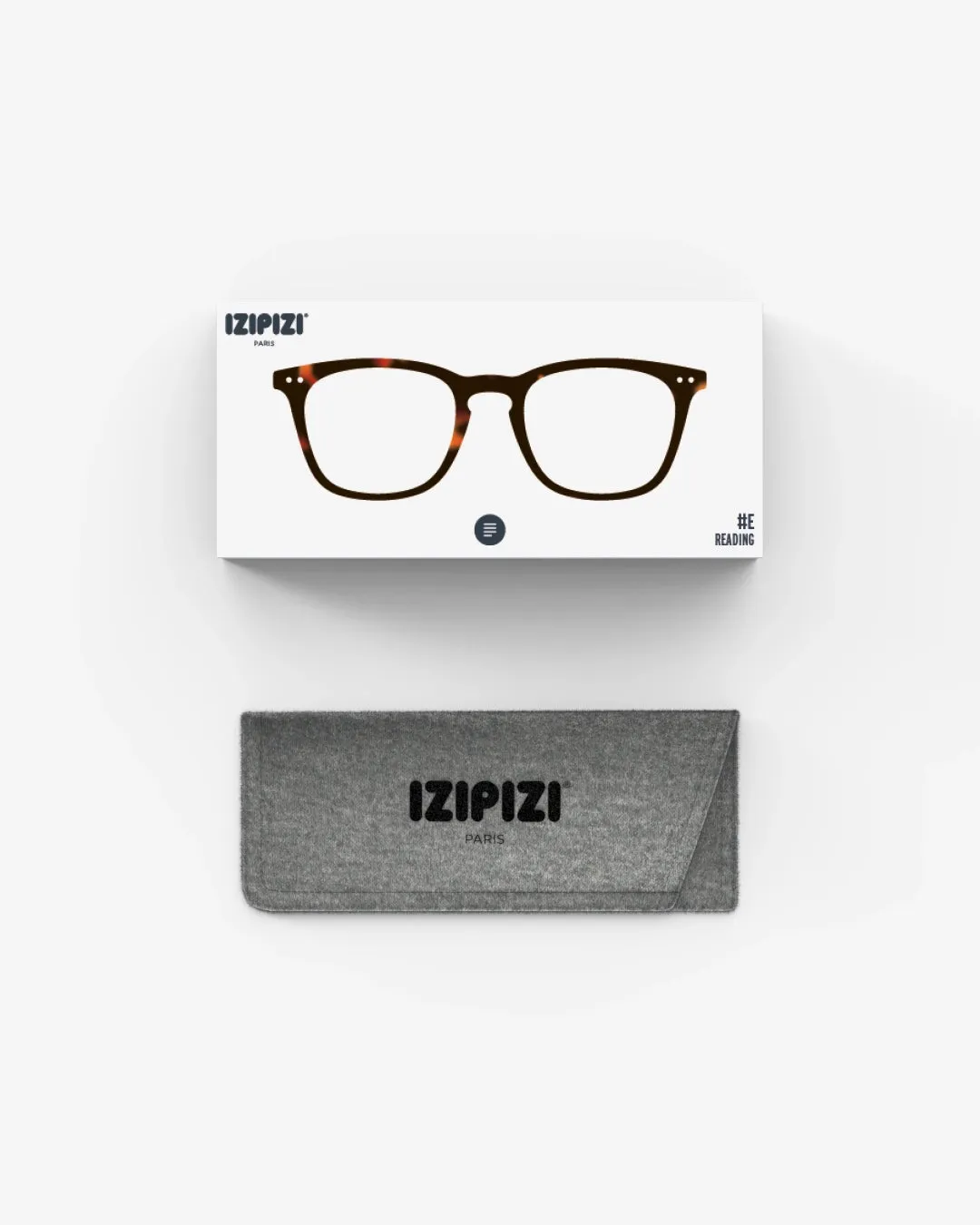 #E READING GLASSES IN TORTOISE - IZIPIZI