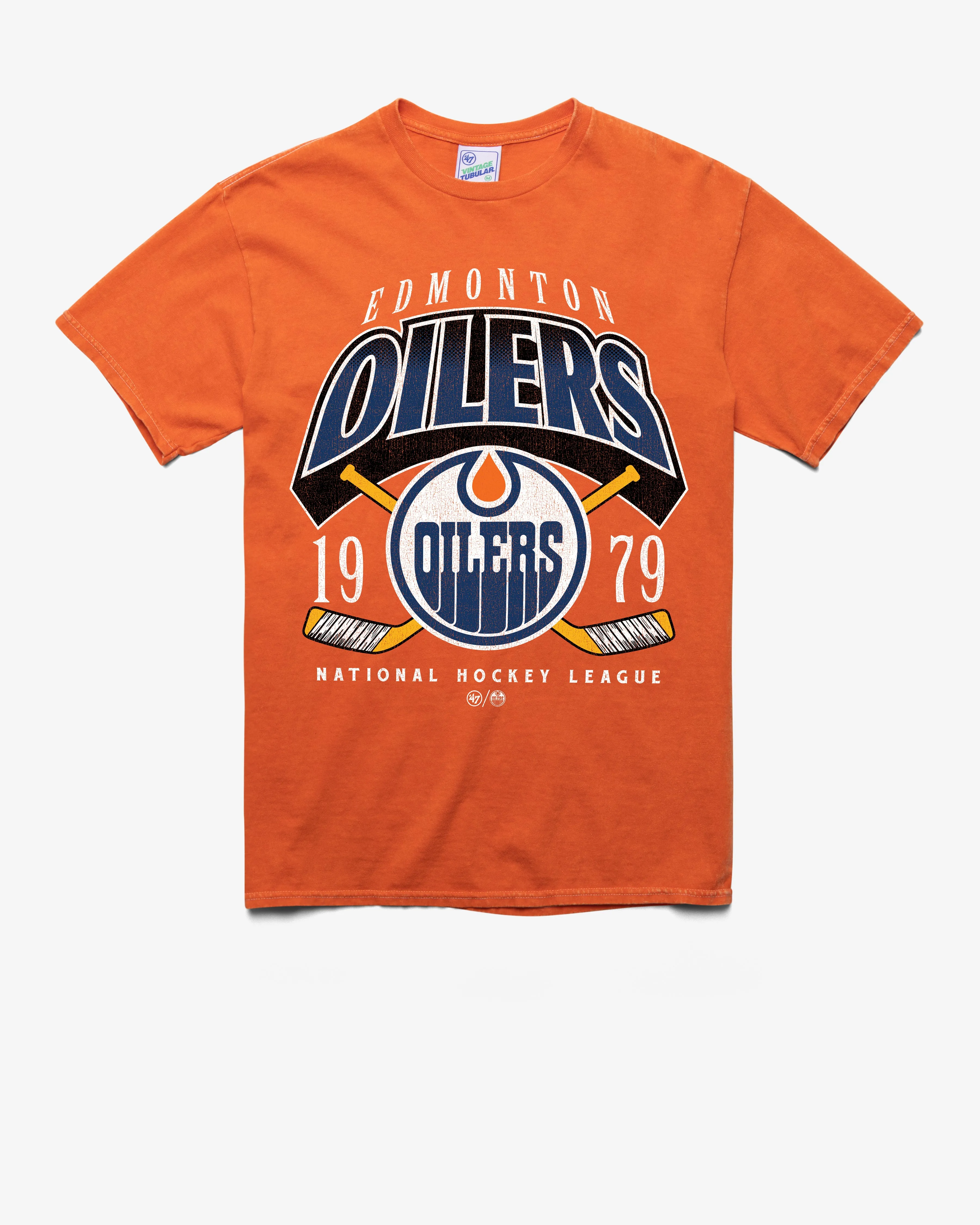 EDMONTON OILERS LOCKER VINTAGE '47 TUBULAR TEE