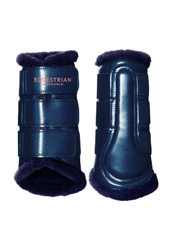 Equestrian stockholm brushing boots Monaco Blue