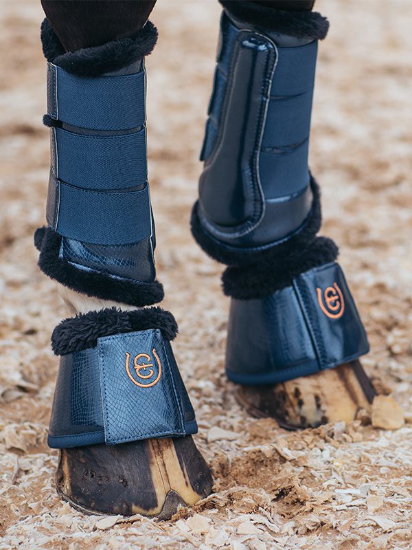 Equestrian stockholm brushing boots Monaco Blue