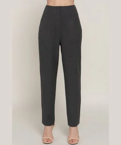 FASHNZFAB High Waist Pintuck Detail Long Pants