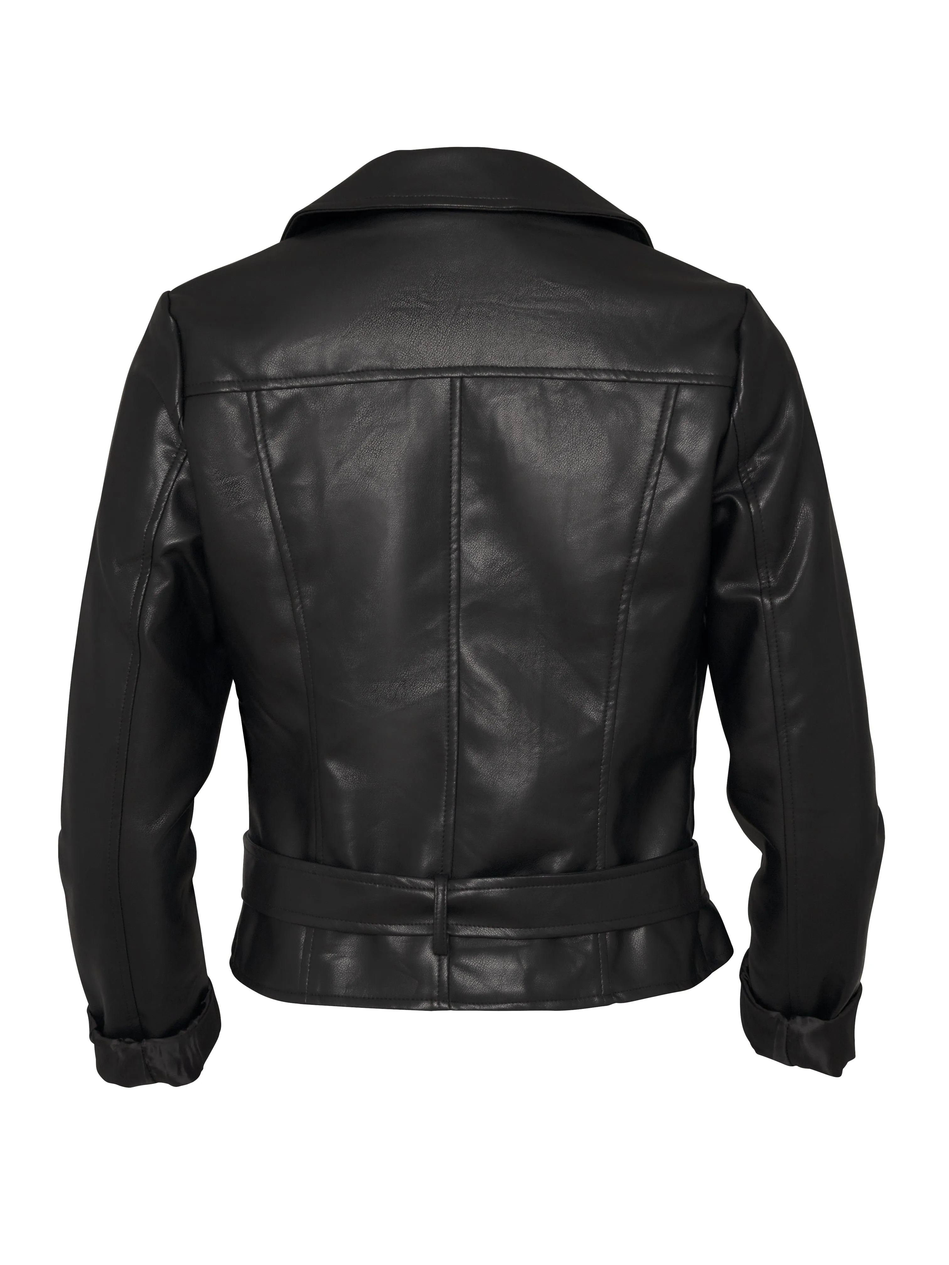 Faux Leather Biker Jacket